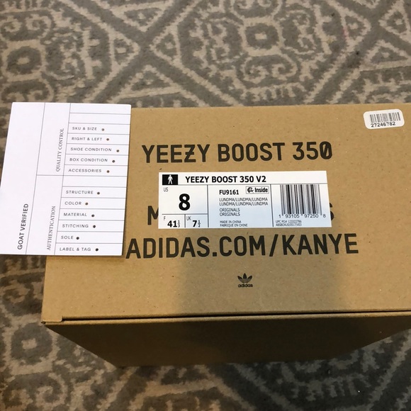 Yeezy boost 350 v2 Lundamark size 8 main image 4